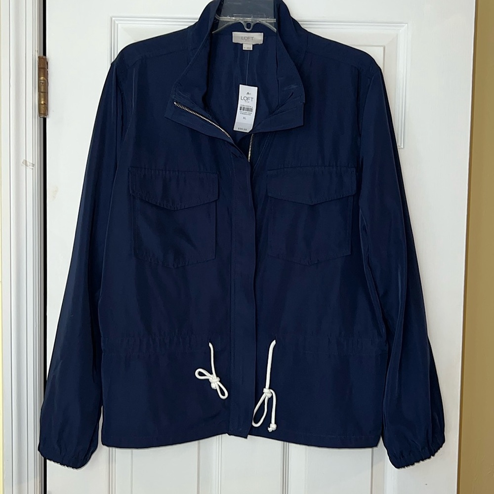Lofty Navy Utility Jacket Brand NWT!